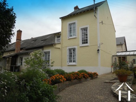 Built in tuffeau limestone with an ardoise slate roof the property retains many of its original character features. It does benefit from a recent upgrade and therefore has good insulation and the house is double glazed throughout.