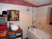The bathroom