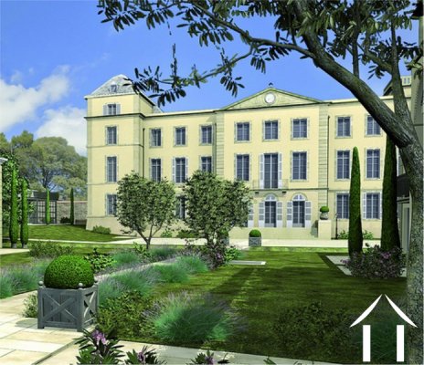 Schitterend appartement op château-domein bij Canal du Midi