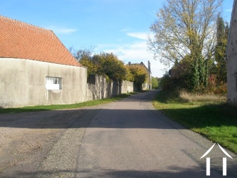 Uitzicht richting het dorp
