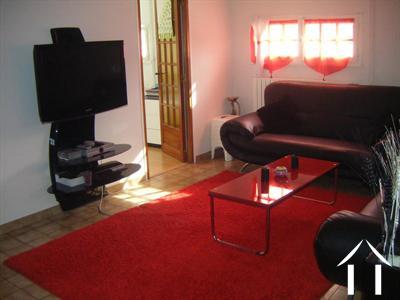 Woonkamer in de kelder