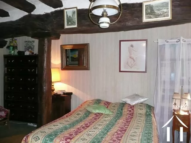 Een van de slaapkamers (op de begane grond). 