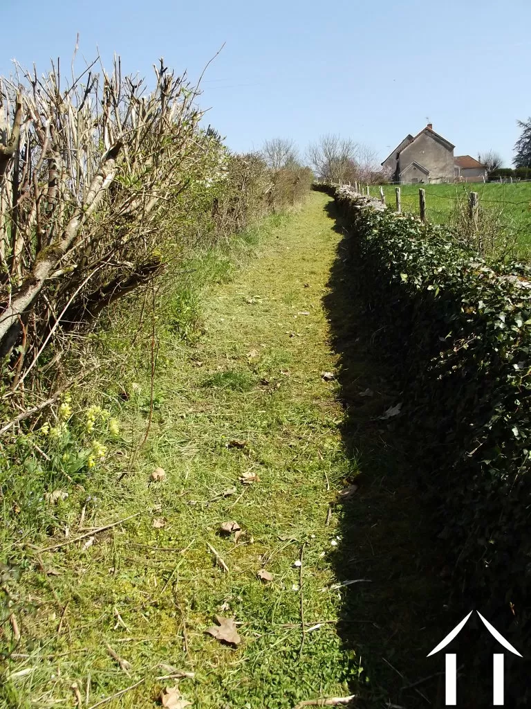 private path to village