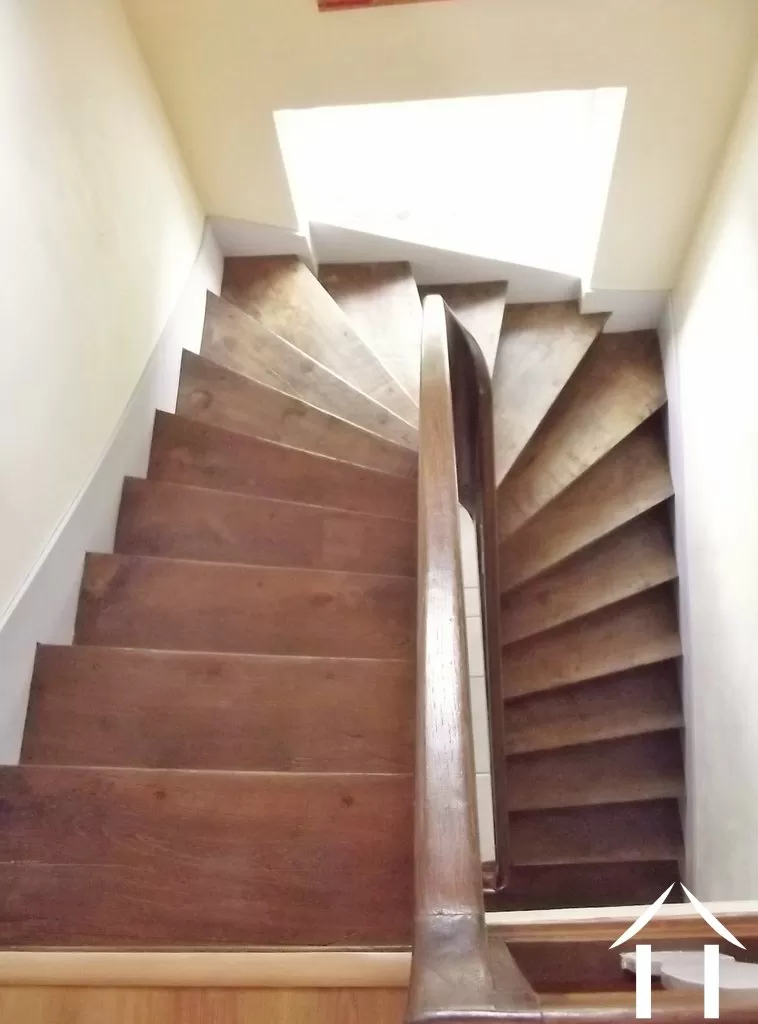 oak staircase to second floor