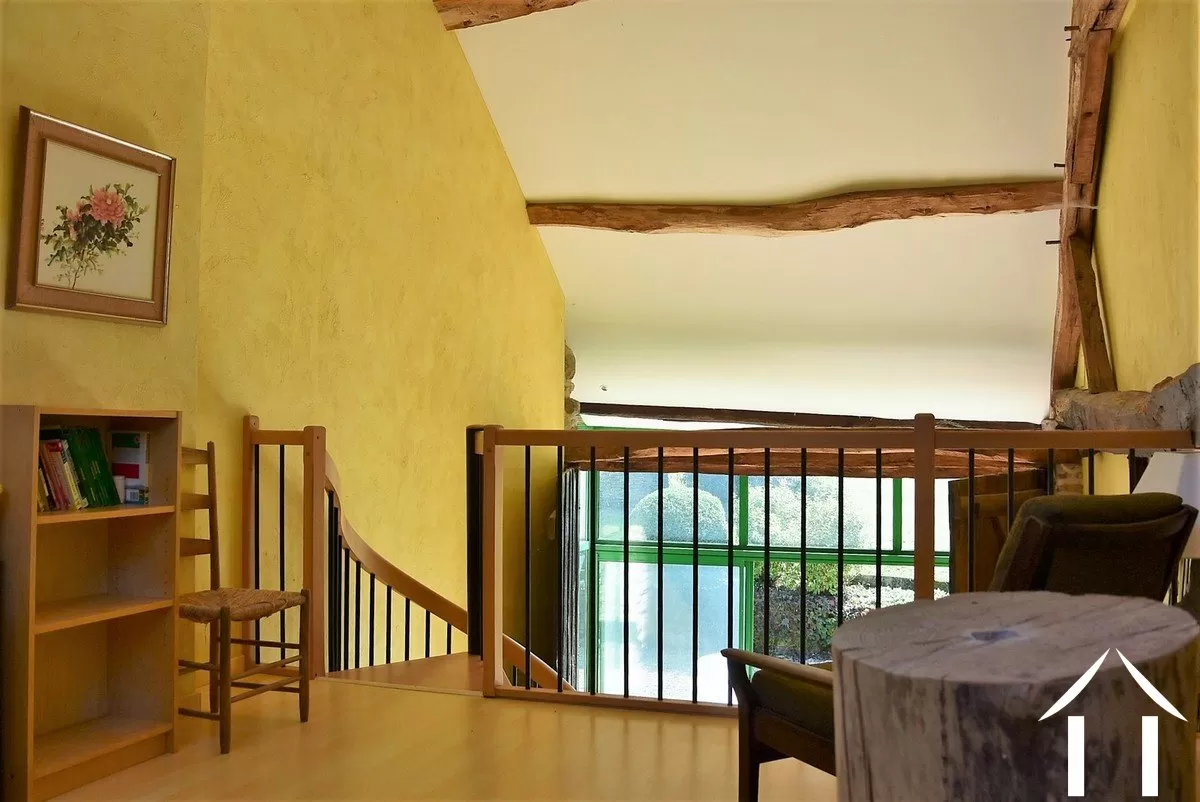 mezzanine / studio in the renovated barn