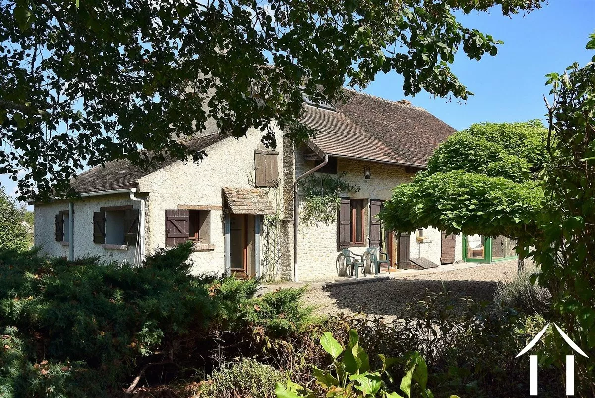 west side of the house