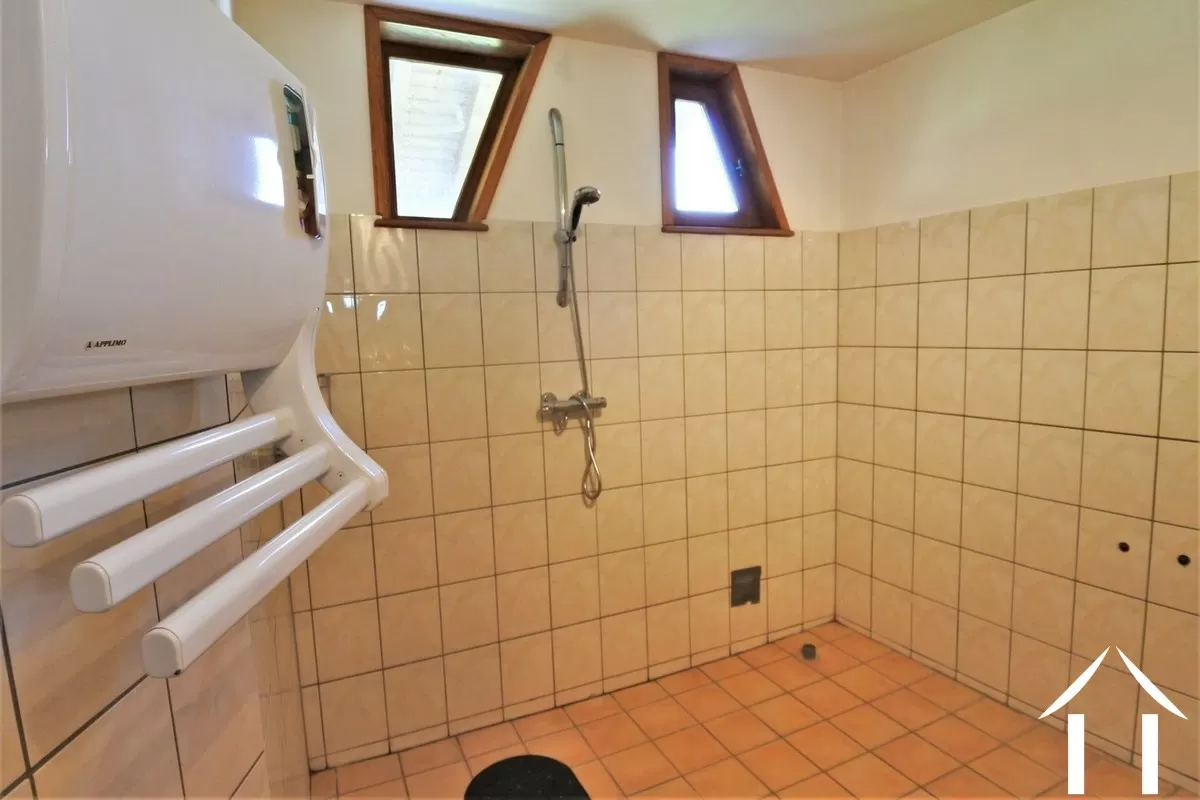 Walk in shower on ground floor