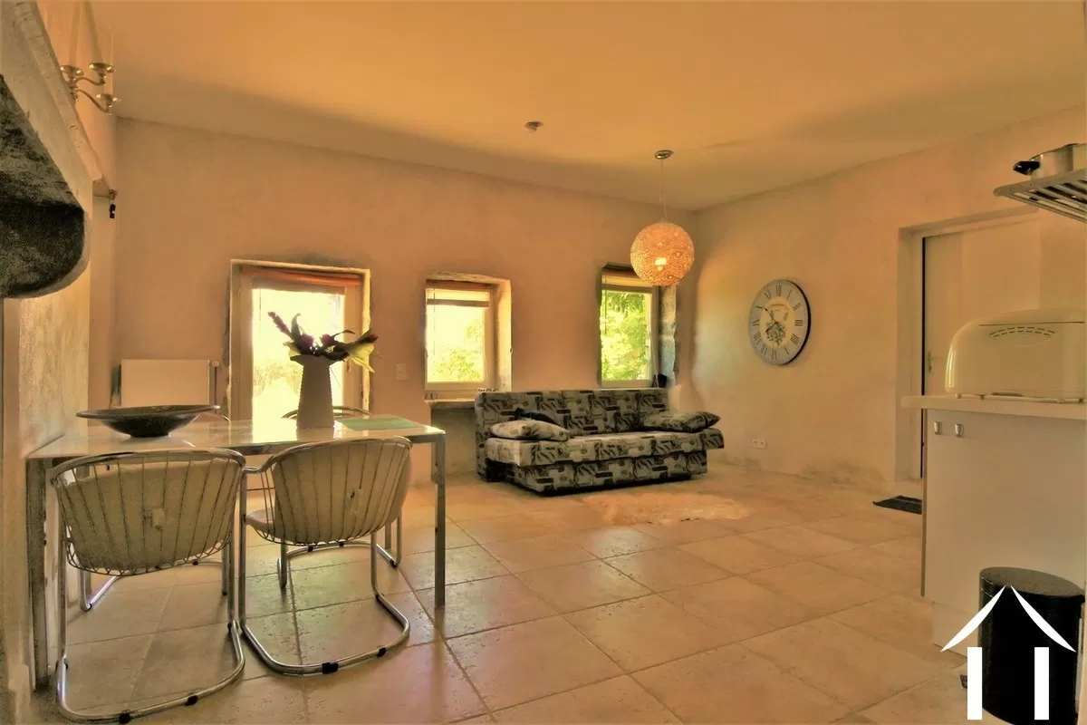 second living room and kitchen