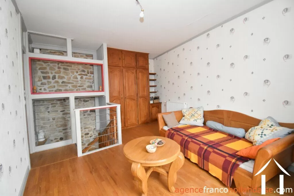 Authentiek stenen huis  te koop augne, limousin, Li1008 Afbeelding - 5