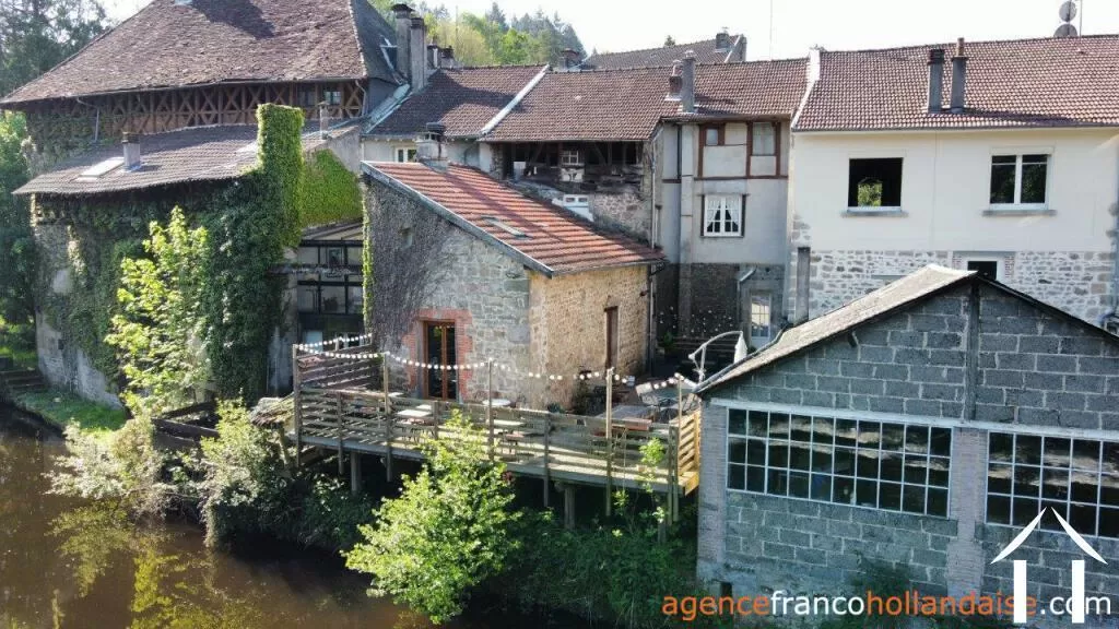 Authentiek stenen huis  te koop eymoutiers, limousin, Li899 Afbeelding - 1