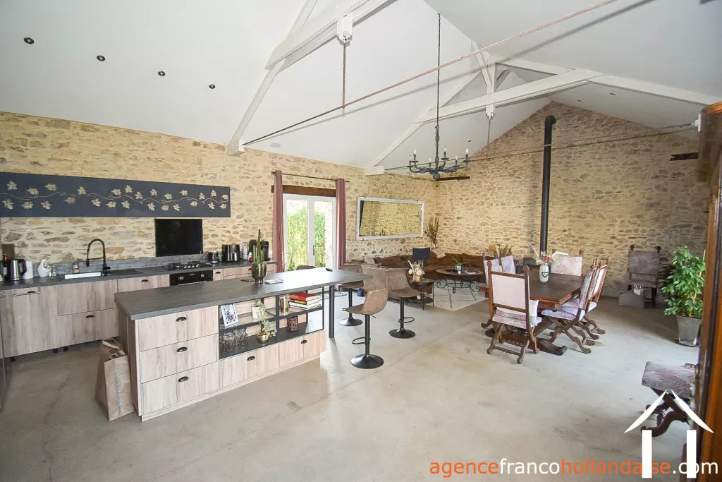 Huis met gastverblijf te koop la porcherie, limousin, Li956 Afbeelding - 4