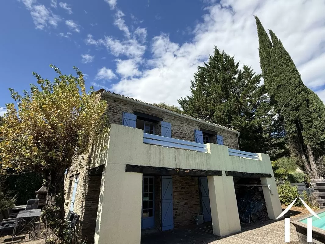 Authentiek stenen huis  te koop lamalou les bains, languedoc-roussillon, EG11-2561 Afbeelding - 1