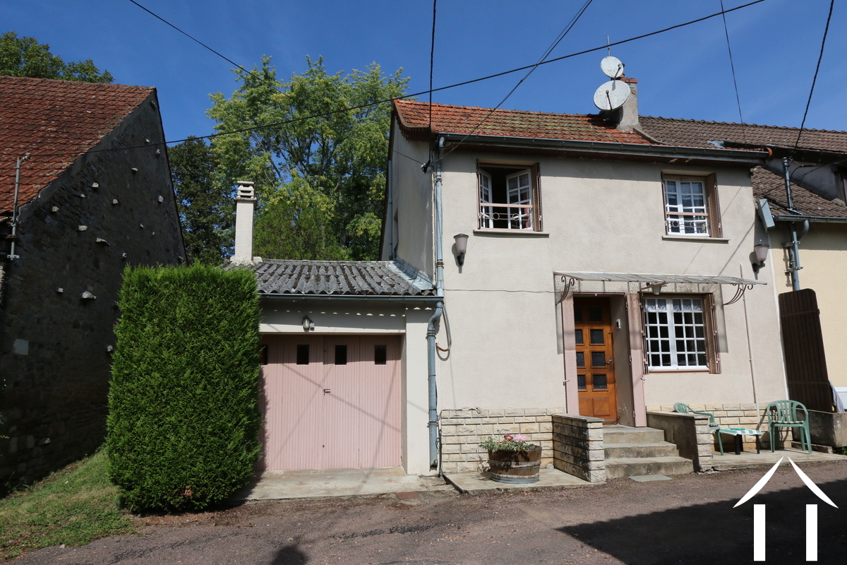 Huis gezien vanaf de weg