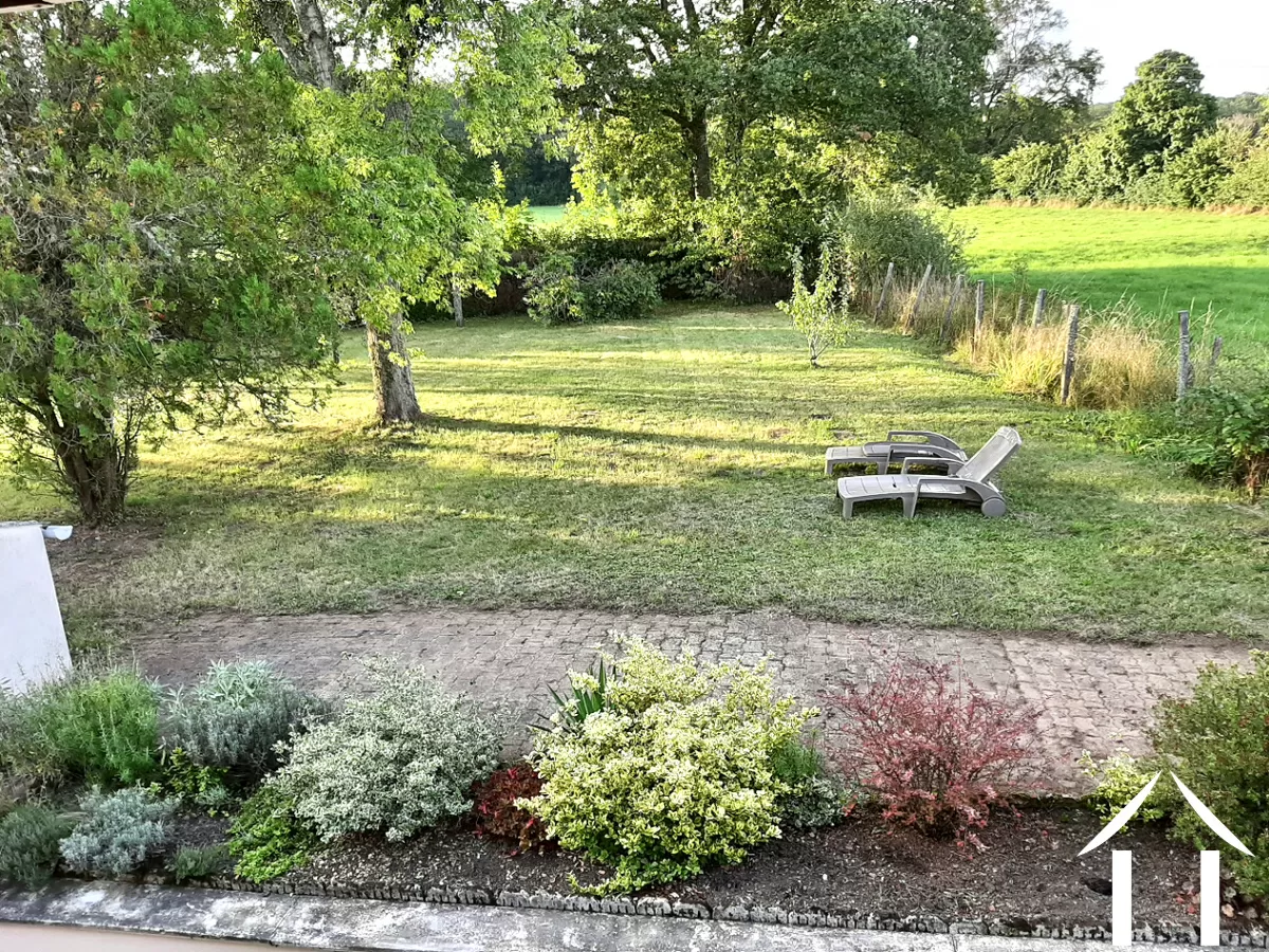 Tuin gezien vanaf de eerste verdieping