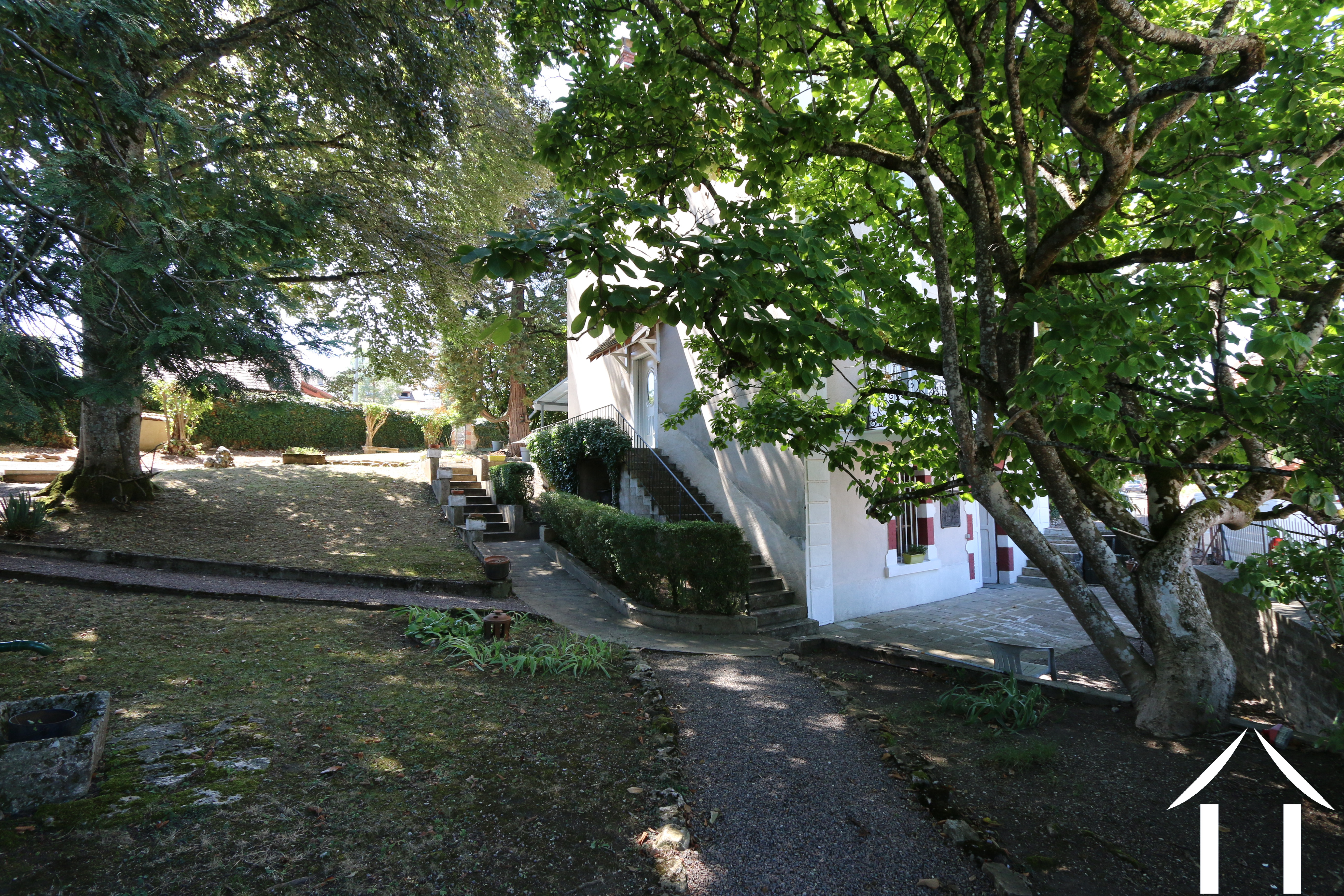 Uitzicht op de westelijke tuin