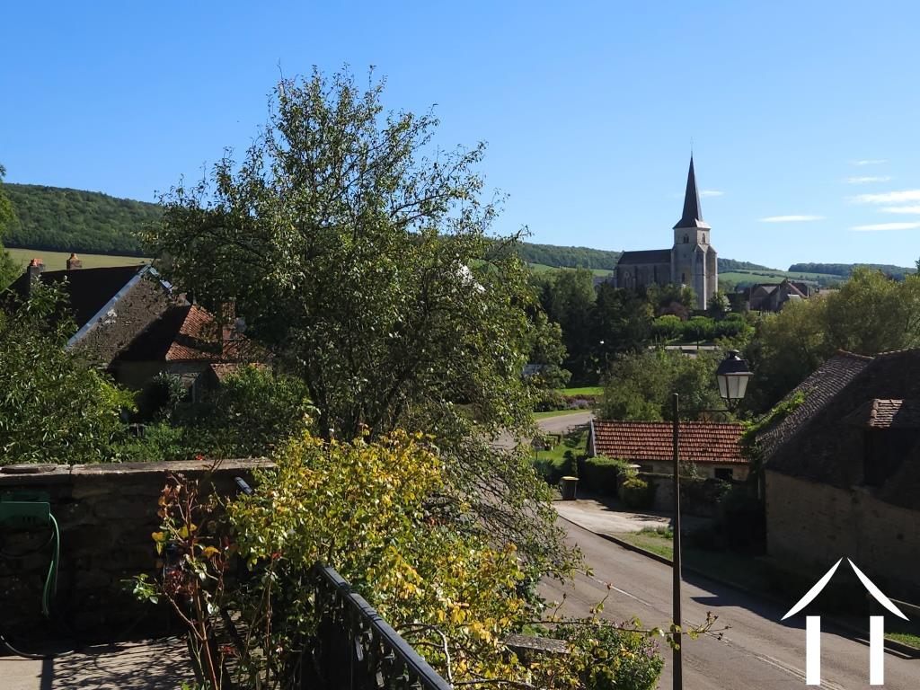 Uitzicht vanuit het balkon