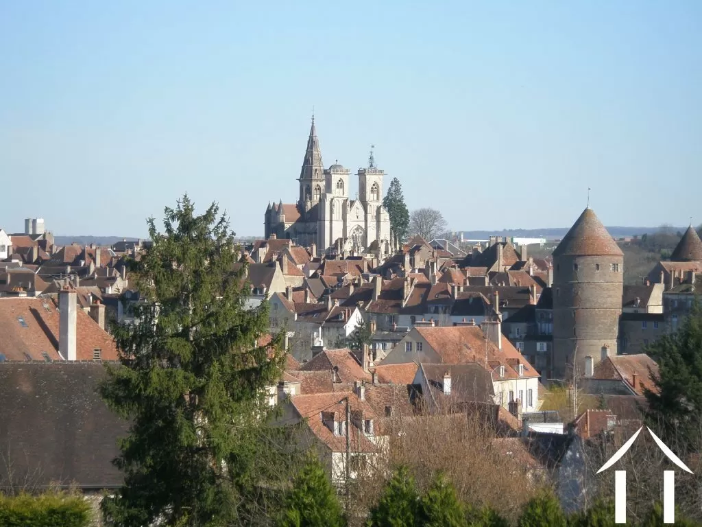 De stad Semur en Auxois