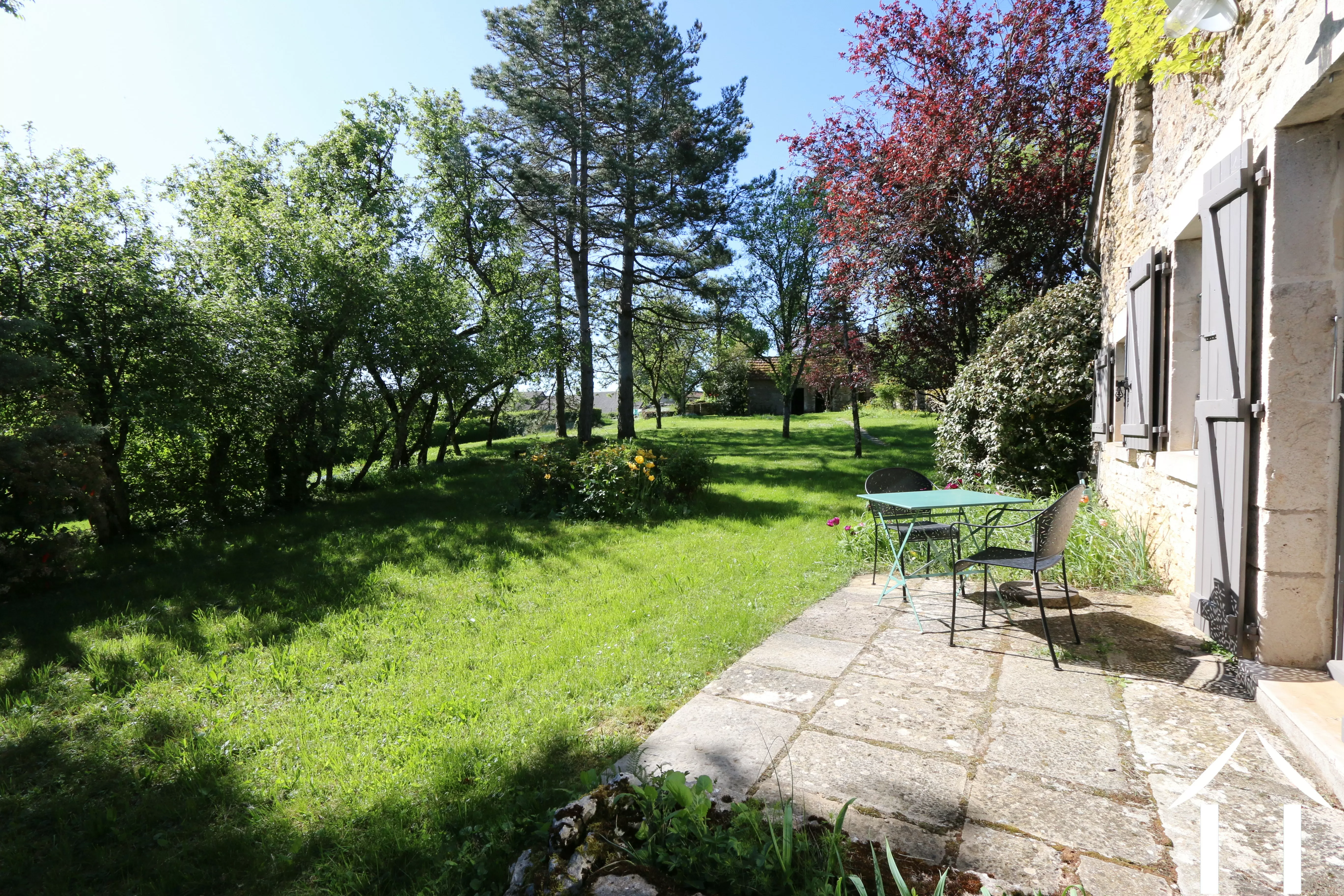 Terras voor de salon