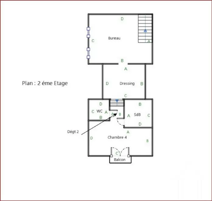 2e Verdieping plan (ZOLDER)