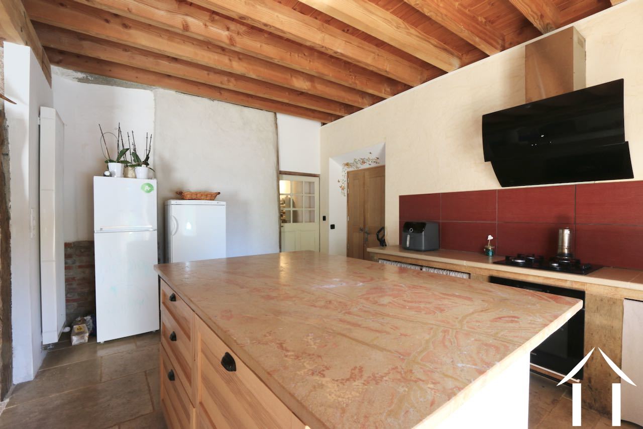 Open keuken met centraal eiland