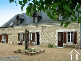 Huis met gastverblijf te koop bauge, landen van de loire, P1313 Afbeelding - 1