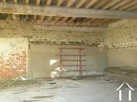 inside one of the barns