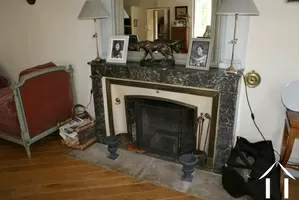marble fireplace