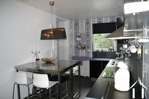 owners kitchen in duplex