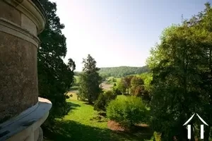 View from castle bedroom