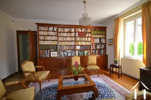 library next to dining room