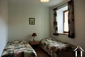 One of 2 bedrooms in the guest apartment