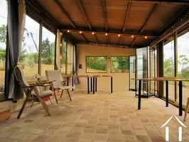 Enjoy the outdoors from the shelter of the garden room
