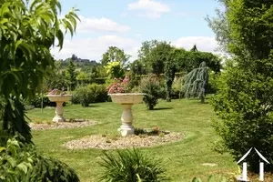 Secluded formal gardens