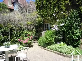 Sunny courtyard