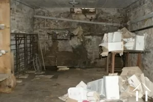 Inside wine cellar