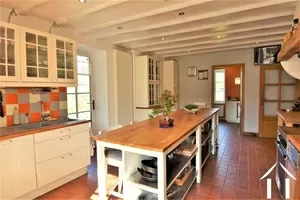 kitchen with access to the sunny terrace