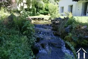 Stream in front of the house