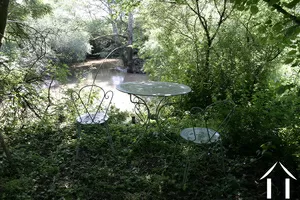 River in garden