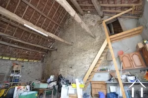 large barn with access to attic of main house