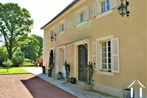 main entrance of the house at the back