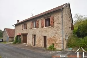 Authentiek stenen huis  te koop augne, limousin, Li1008 Afbeelding - 17