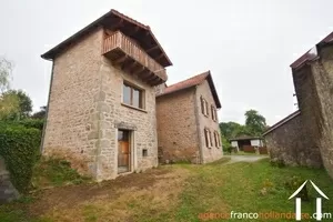 Authentiek stenen huis  te koop augne, limousin, Li1008 Afbeelding - 29