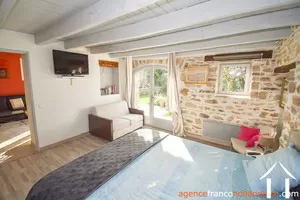 Huis met gastverblijf te koop la porcherie, limousin, Li956 Afbeelding - 42