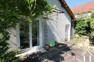Terras en huis