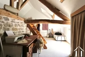 1e helft niveau van de master slaapkamer
