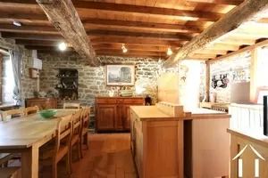 Dining and kitchen
