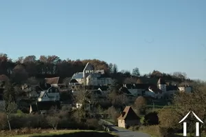 view of the village from the house