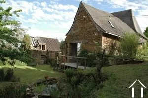 Authentiek stenen huis  te koop terrasson la villedieu, aquitanië, GVS4660C Afbeelding - 1