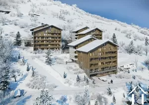 Tweekamerappartement groot terras - l'echappee alpe d'huez Ref # C3310-A204 