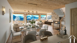 Individueel chalet vier slaapkamers open uitzicht - les chalets du mont-chery les gets Ref # C3568-2 